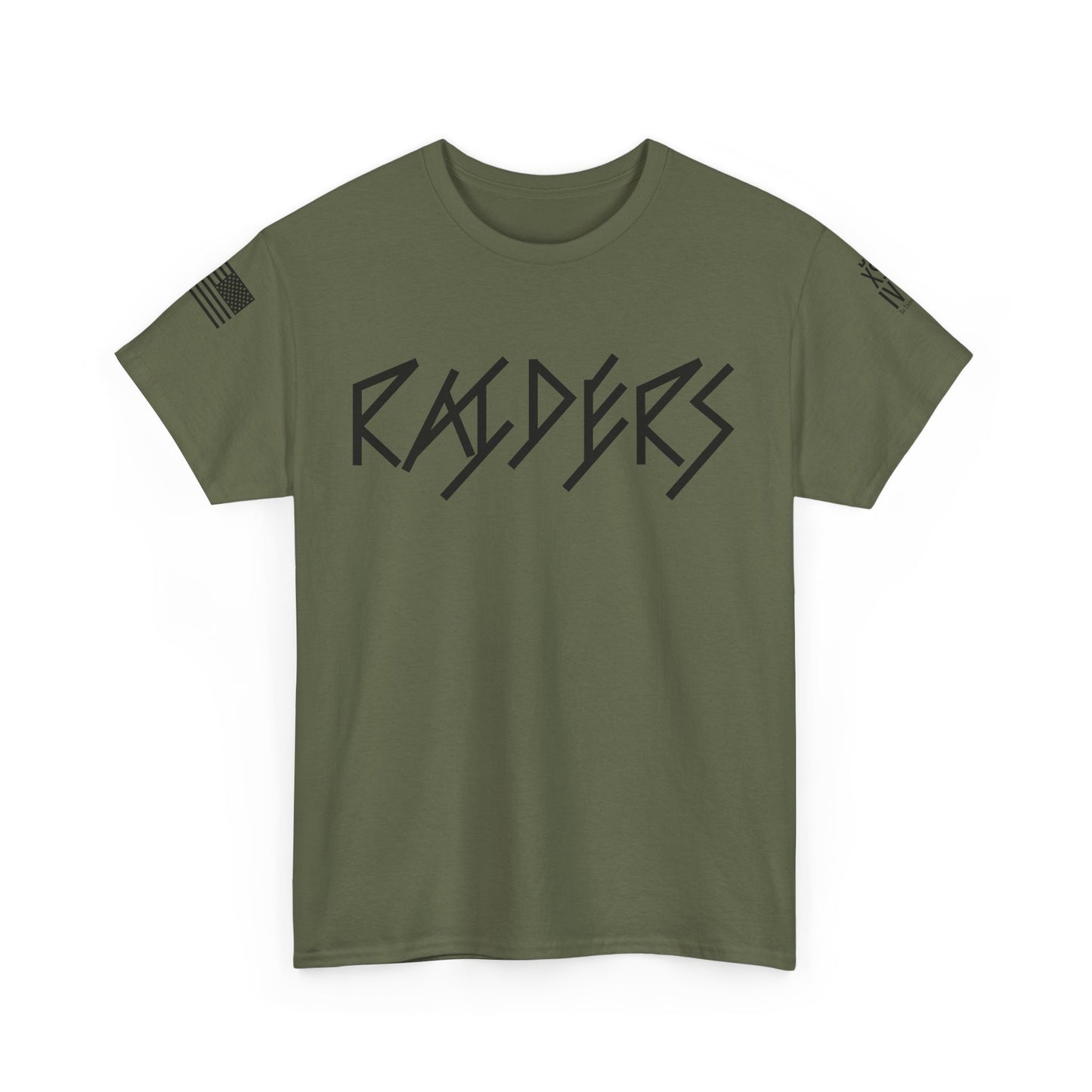 FLAG 13 Colors: Unisex Heavy Cotton Tee - Raiders Graphic Shirt for Fans