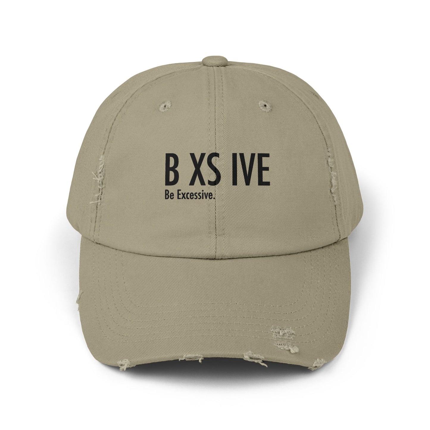 Be Excessive Distressed Cap - Unisex Fashion Hat