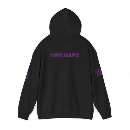 Raiders Custom Unisex Heavy Blend Hoodie | Personalized Gift for Sports Fans, Cozy Casual Wear, Team Spirit Gear, Unique Gift for Him/Her