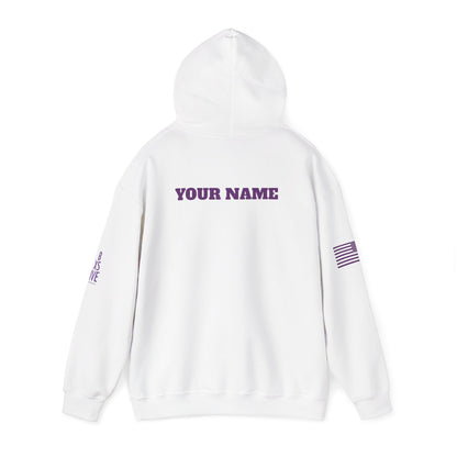 Raiders Custom Unisex Heavy Blend Hoodie | Personalized Gift for Sports Fans, Cozy Casual Wear, Team Spirit Gear, Unique Gift for Him/Her
