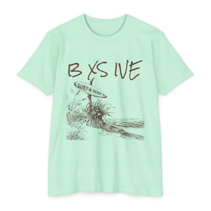 Beach Vibes Unisex T-Shirt with Surf Graphic