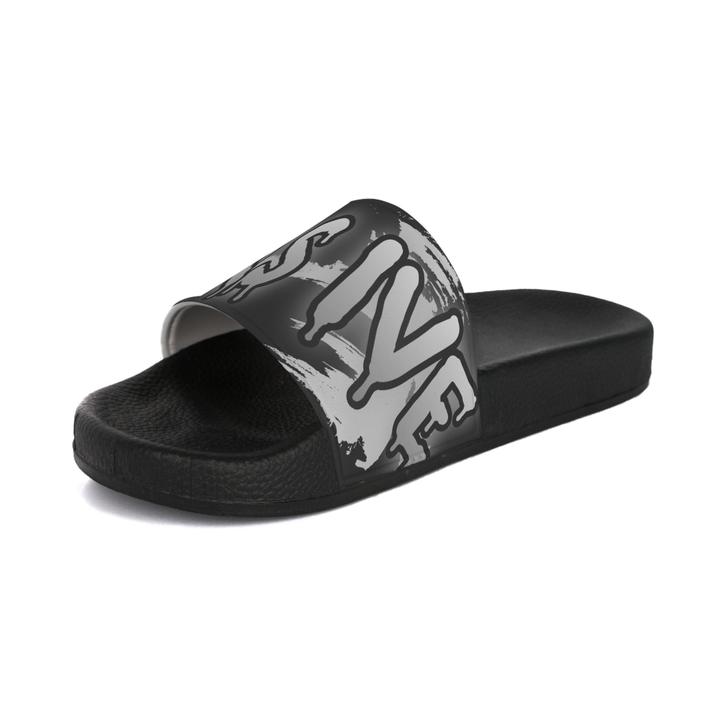 Men's Graphic Slide Sandals - Stylish Comfort for Casual Outings