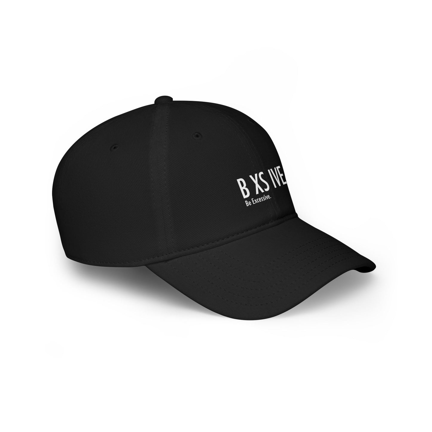 Minimalist Low Profile Baseball Cap - 'Be Excessive' Design