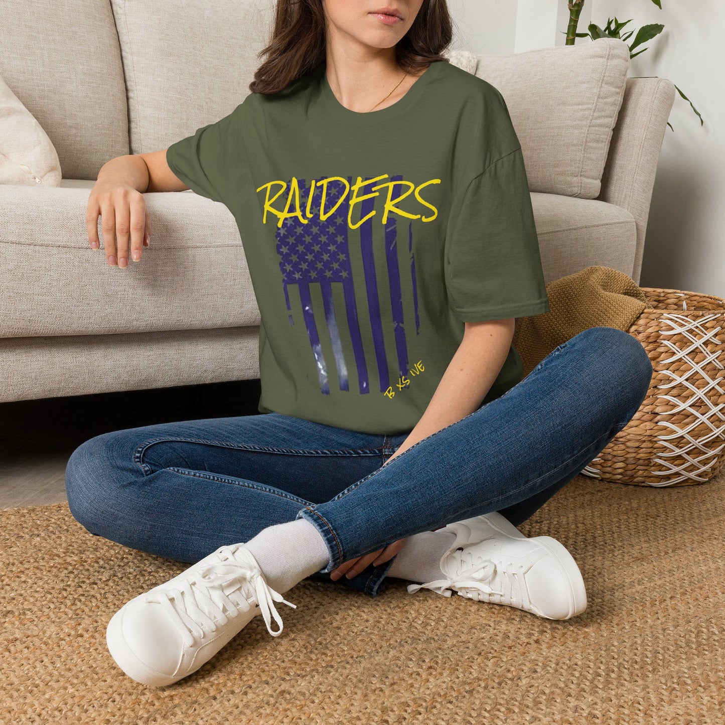 Patriotic Graphic T-Shirt - USA Flag Design