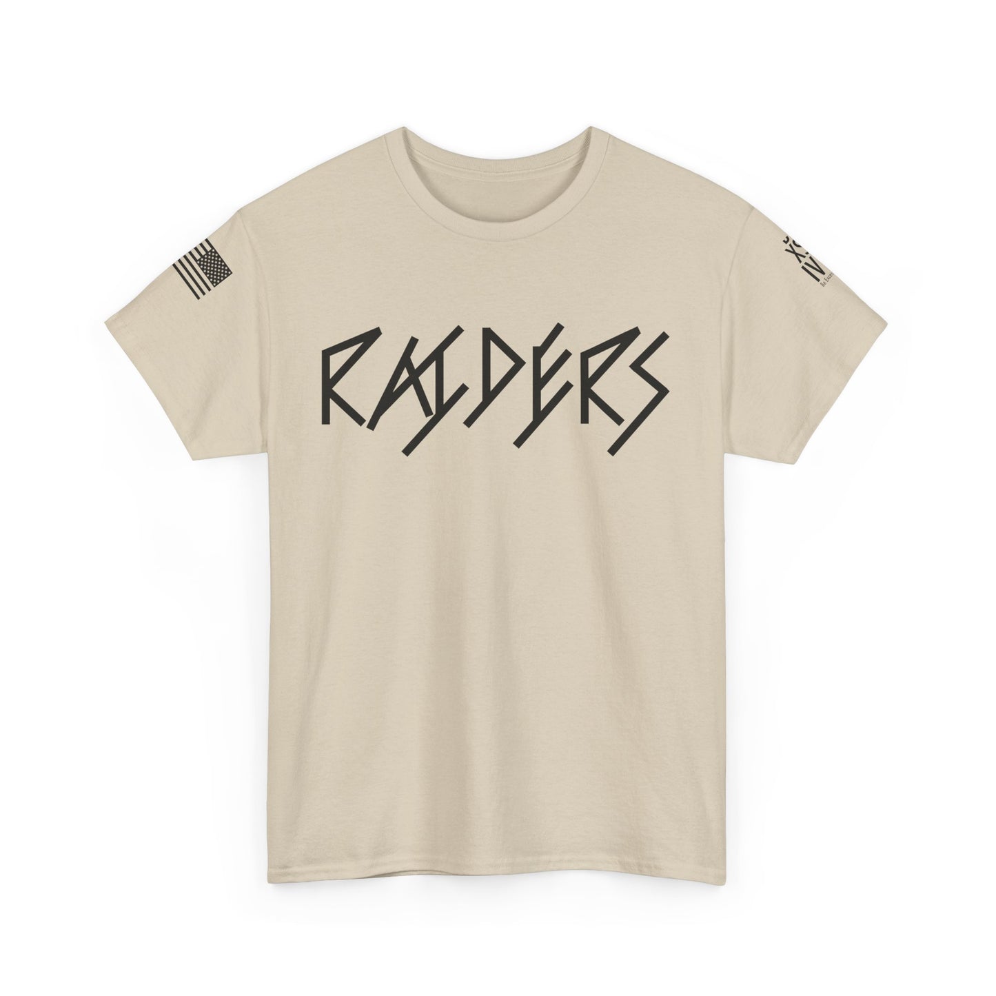 FLAG 13 Colors: Unisex Heavy Cotton Tee - Raiders Graphic Shirt for Fans