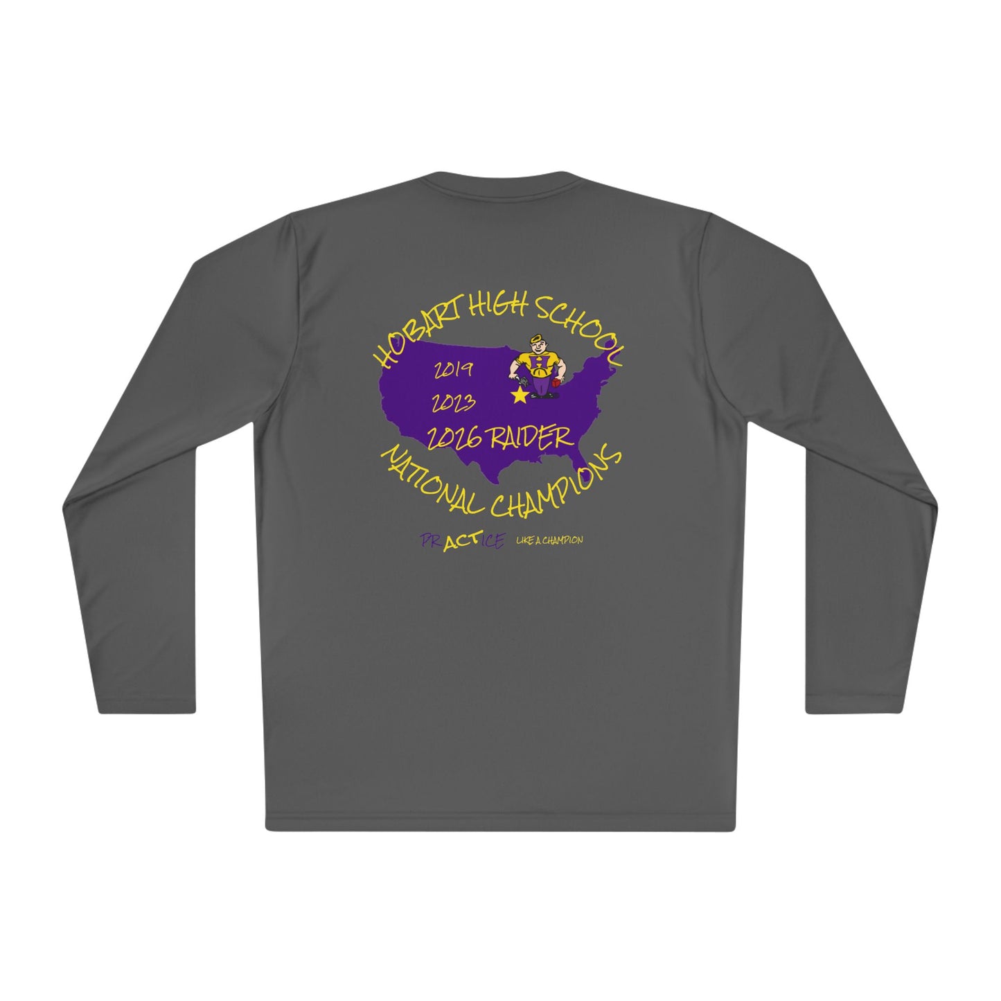 Hobart High School Raiders Long Sleeve Tee — School Spirit Shirt