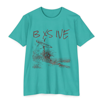 Beach Vibes Unisex T-Shirt with Surf Graphic