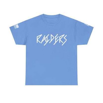 FLAG 13 Colors: Unisex Heavy Cotton Tee - Raiders Graphic Shirt for Fans