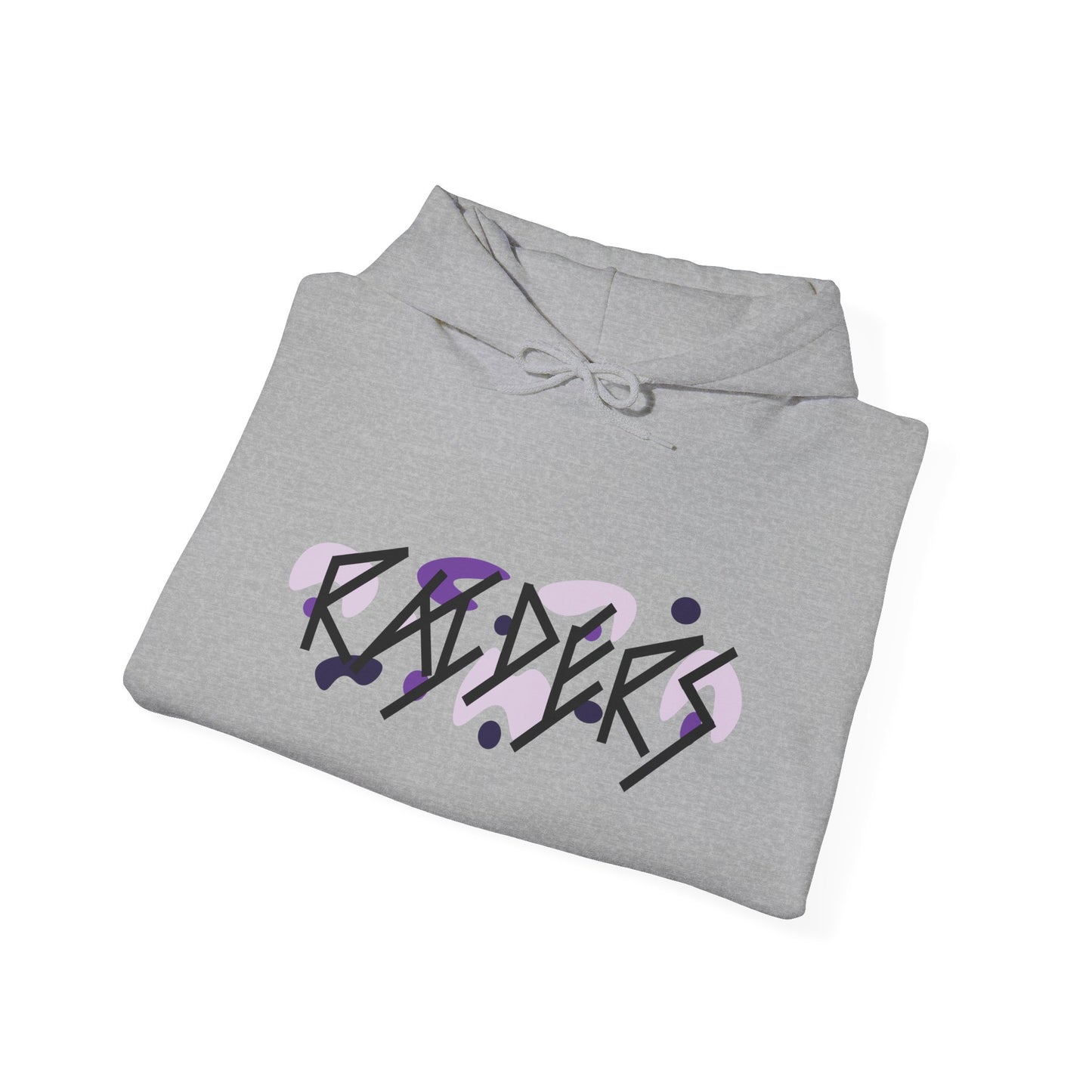 9 Colors: PURPLE Stylish Raiders Unisex Heavy Blend Hoodie - Streetwear Fashion for All Occasions