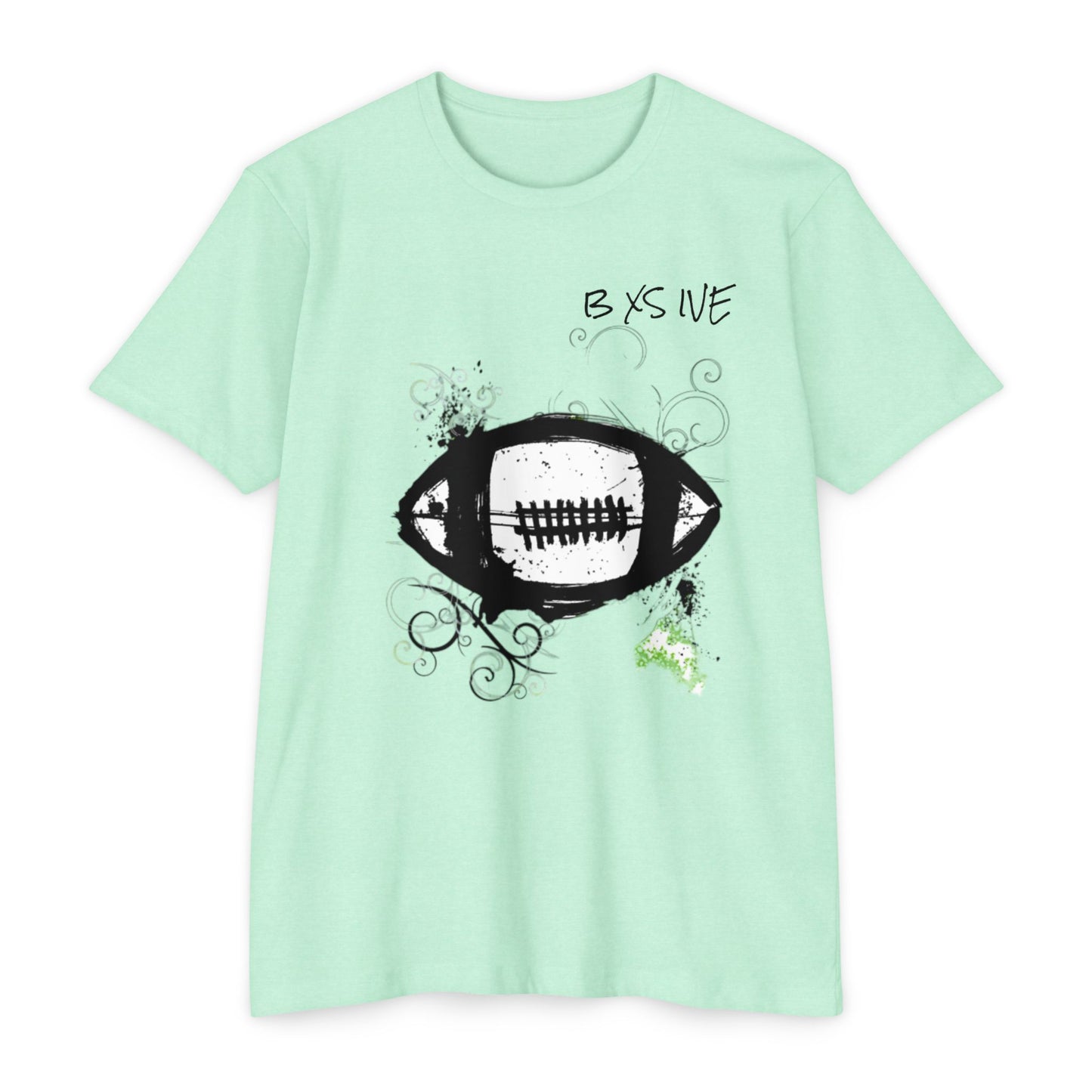 Be Excessive Football Graphic Unisex T-Shirt - Casual Sportswear for Fans