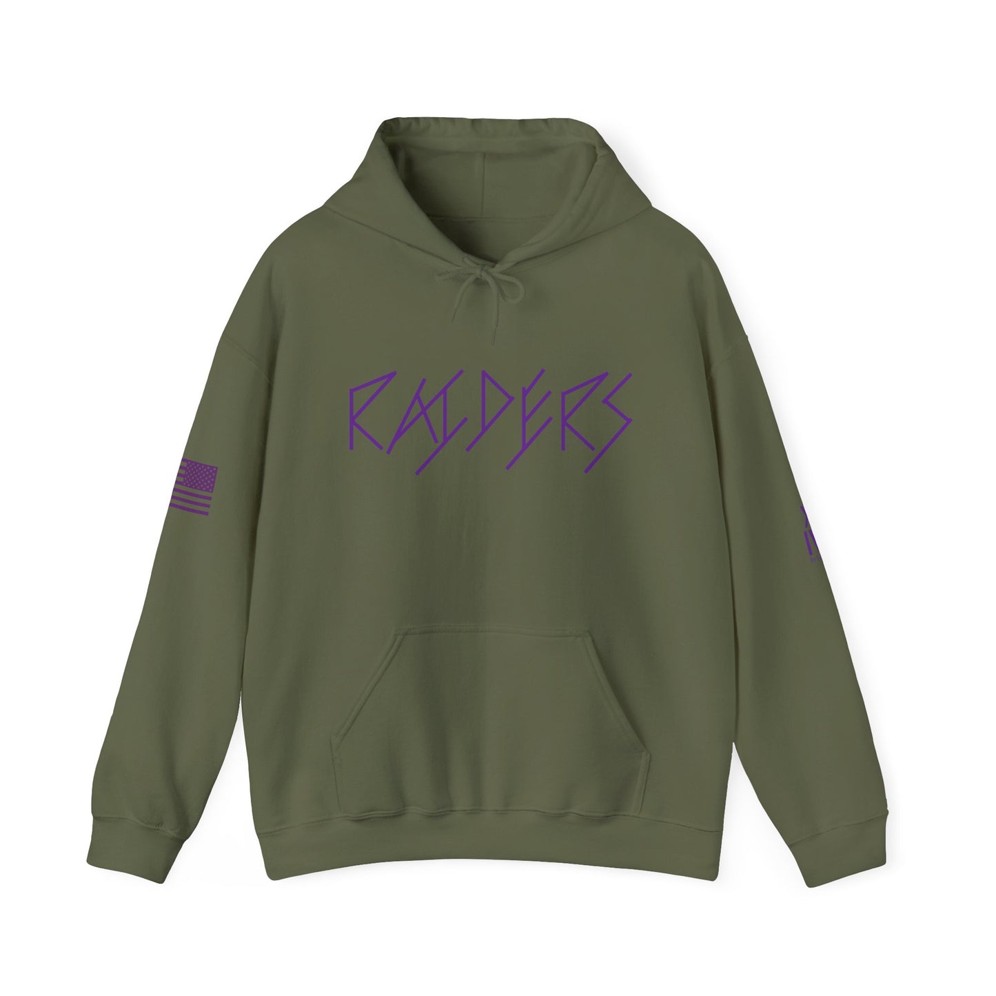 Raiders Custom Unisex Heavy Blend Hoodie | Personalized Gift for Sports Fans, Cozy Casual Wear, Team Spirit Gear, Unique Gift for Him/Her