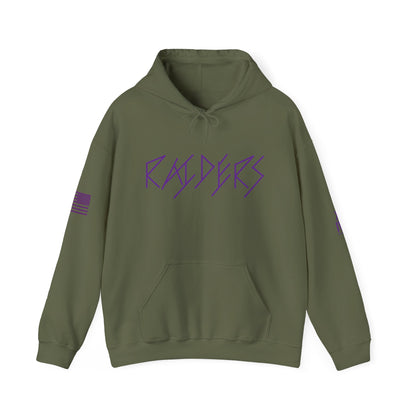 Raiders Custom Unisex Heavy Blend Hoodie | Personalized Gift for Sports Fans, Cozy Casual Wear, Team Spirit Gear, Unique Gift for Him/Her