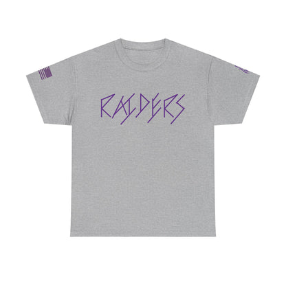 Copy of FLAG 13 Colors: Unisex Heavy Cotton Tee - Raiders Graphic Shirt for Fans