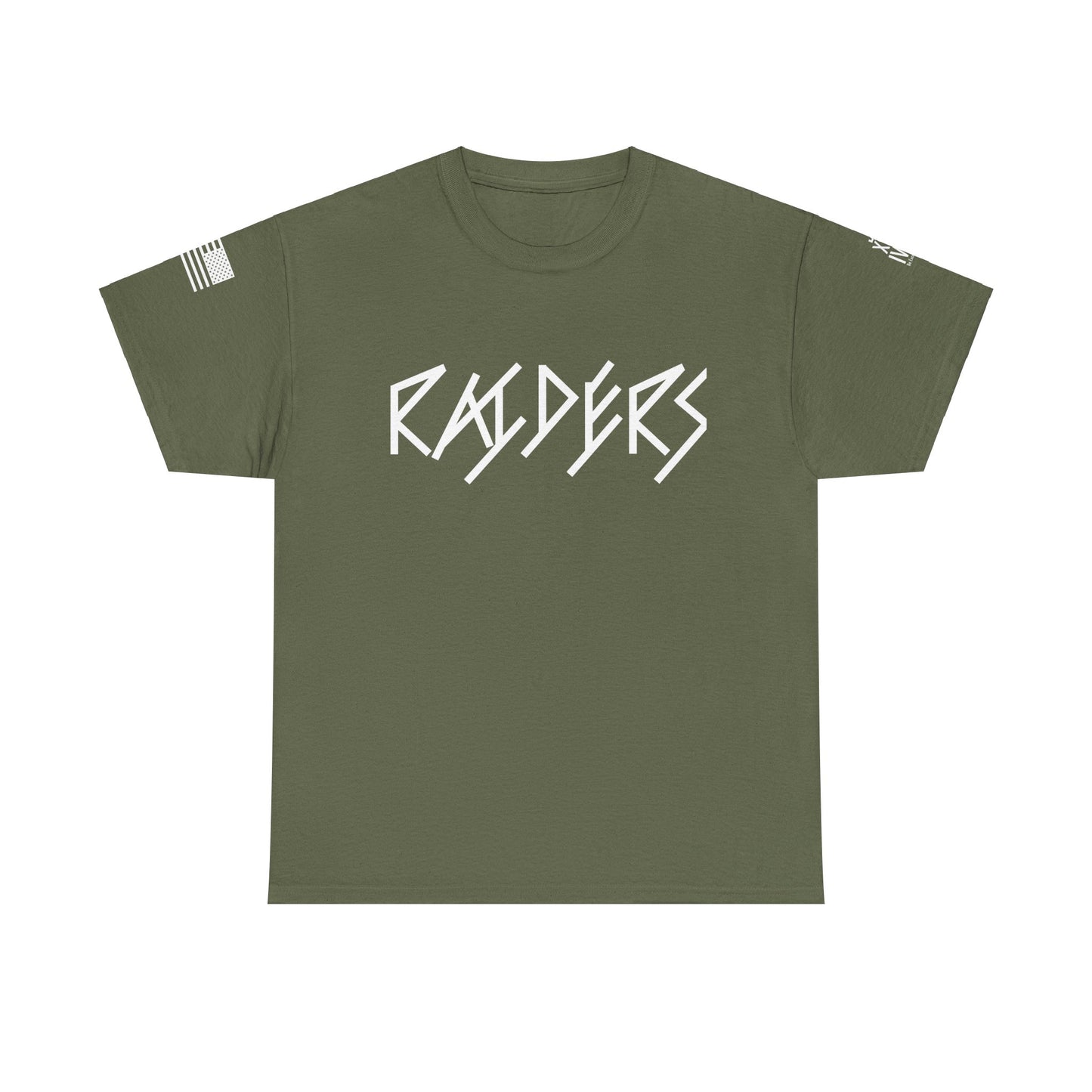 FLAG 13 Colors: Unisex Heavy Cotton Tee - Raiders Graphic Shirt for Fans