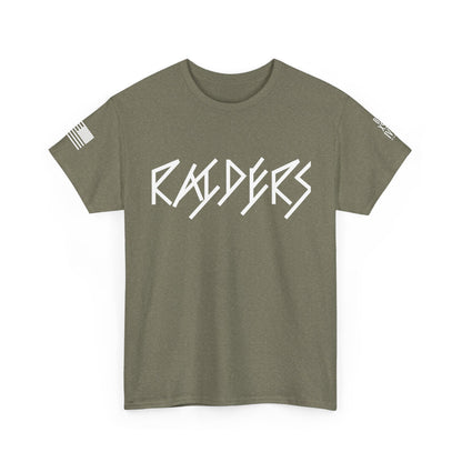 FLAG 13 Colors: Unisex Heavy Cotton Tee - Raiders Graphic Shirt for Fans