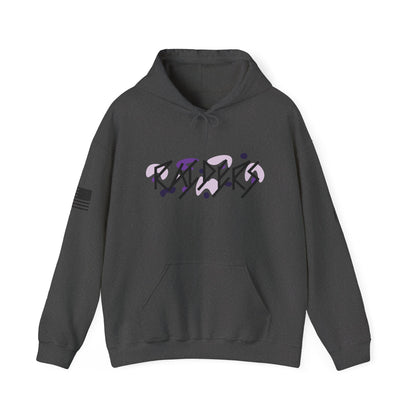 9 Colors: PURPLE Stylish Raiders Unisex Heavy Blend Hoodie - Streetwear Fashion for All Occasions