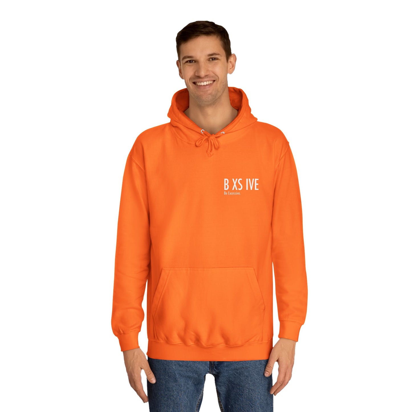 7 Colors: Unisex College Hoodie - Be Exclusive Motivational Sweatshirt