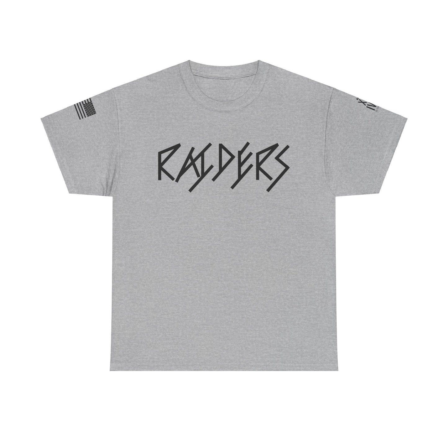 FLAG 13 Colors: Unisex Heavy Cotton Tee - Raiders Graphic Shirt for Fans