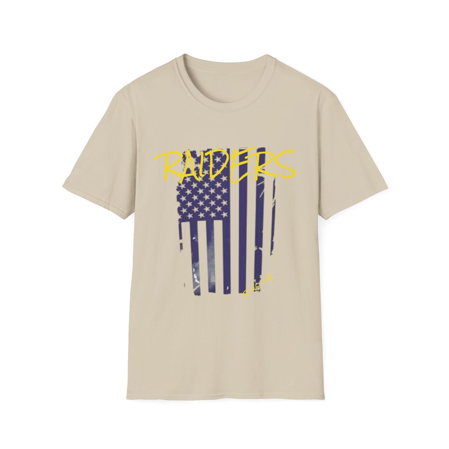 Patriotic Graphic T-Shirt - USA Flag Design