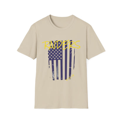 Patriotic Graphic T-Shirt - USA Flag Design