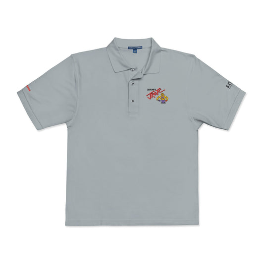 Embroidered 'Team Alpha' Logo Polo Shirt