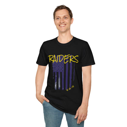 Patriotic Graphic T-Shirt - USA Flag Design