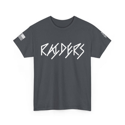 FLAG 13 Colors: Unisex Heavy Cotton Tee - Raiders Graphic Shirt for Fans