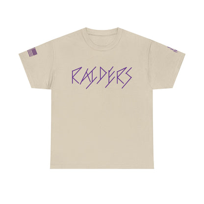 Copy of FLAG 13 Colors: Unisex Heavy Cotton Tee - Raiders Graphic Shirt for Fans