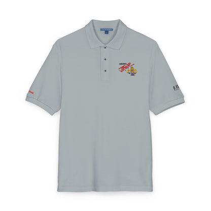 Embroidered 'Team Alpha' Logo Polo Shirt