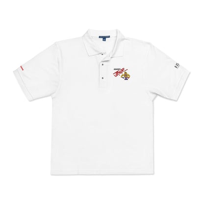 Embroidered 'Team Alpha' Logo Polo Shirt