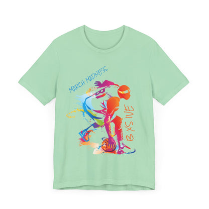 March Madness Basketball Short Sleeve Tee - Unisex Jersey T-Shirt