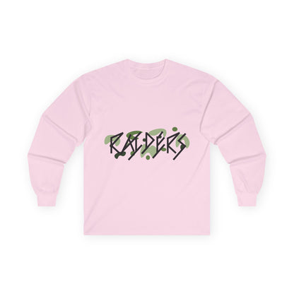 19 Colors: RAIDERS Graphic Unisex Long Sleeve Tee - Casual Streetwear