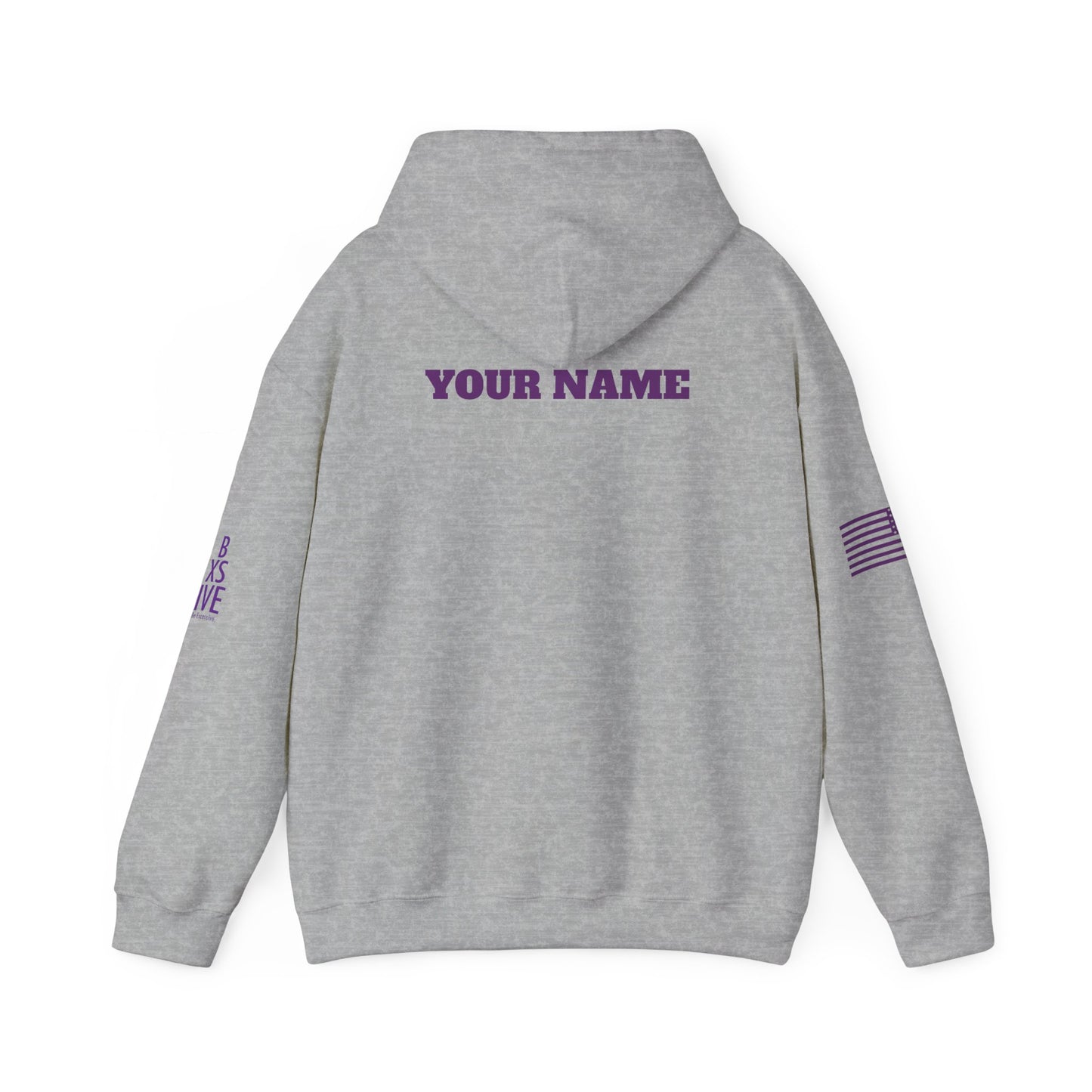 Raiders Custom Unisex Heavy Blend Hoodie | Personalized Gift for Sports Fans, Cozy Casual Wear, Team Spirit Gear, Unique Gift for Him/Her