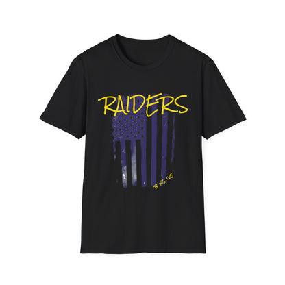Patriotic Graphic T-Shirt - USA Flag Design