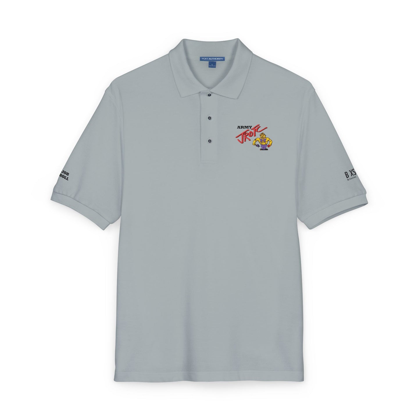 Embroidered 'Team Alpha' Logo Polo Shirt