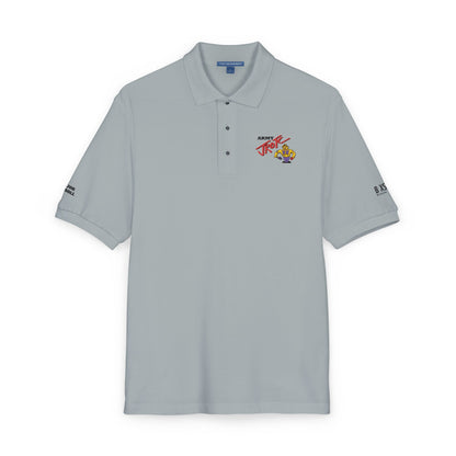 Embroidered 'Team Alpha' Logo Polo Shirt
