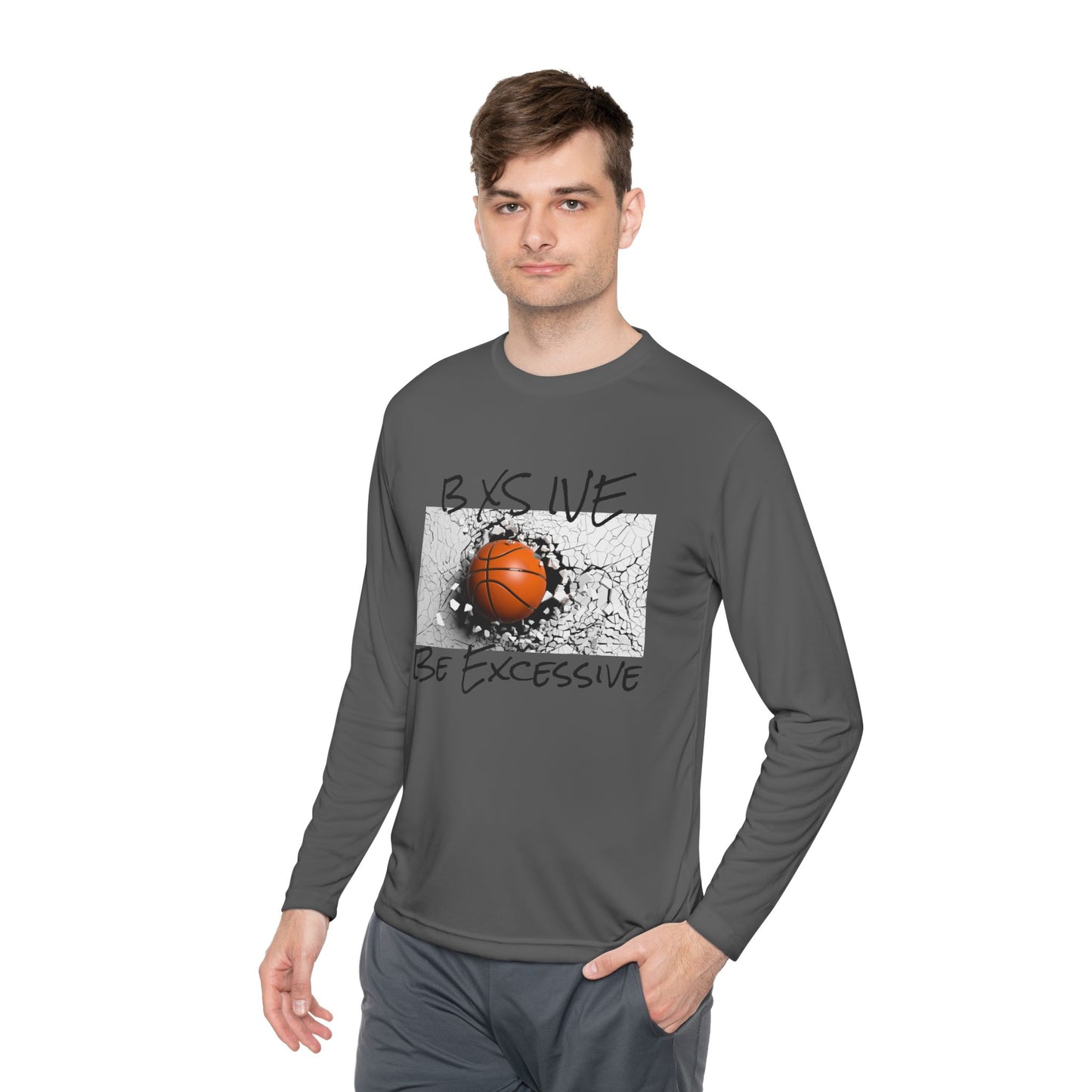 Unisex Lightweight Long Sleeve Tee - Breakthrough Basketball Design