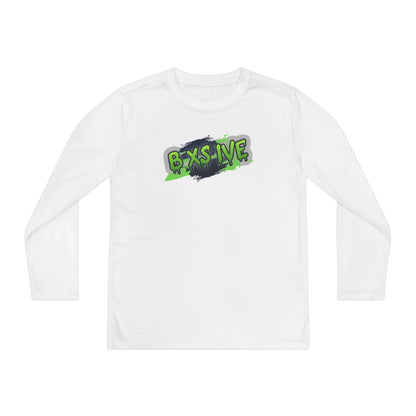 Graffiti Style Youth Long Sleeve Competitor Tee - Cool & Comfortable Activewear