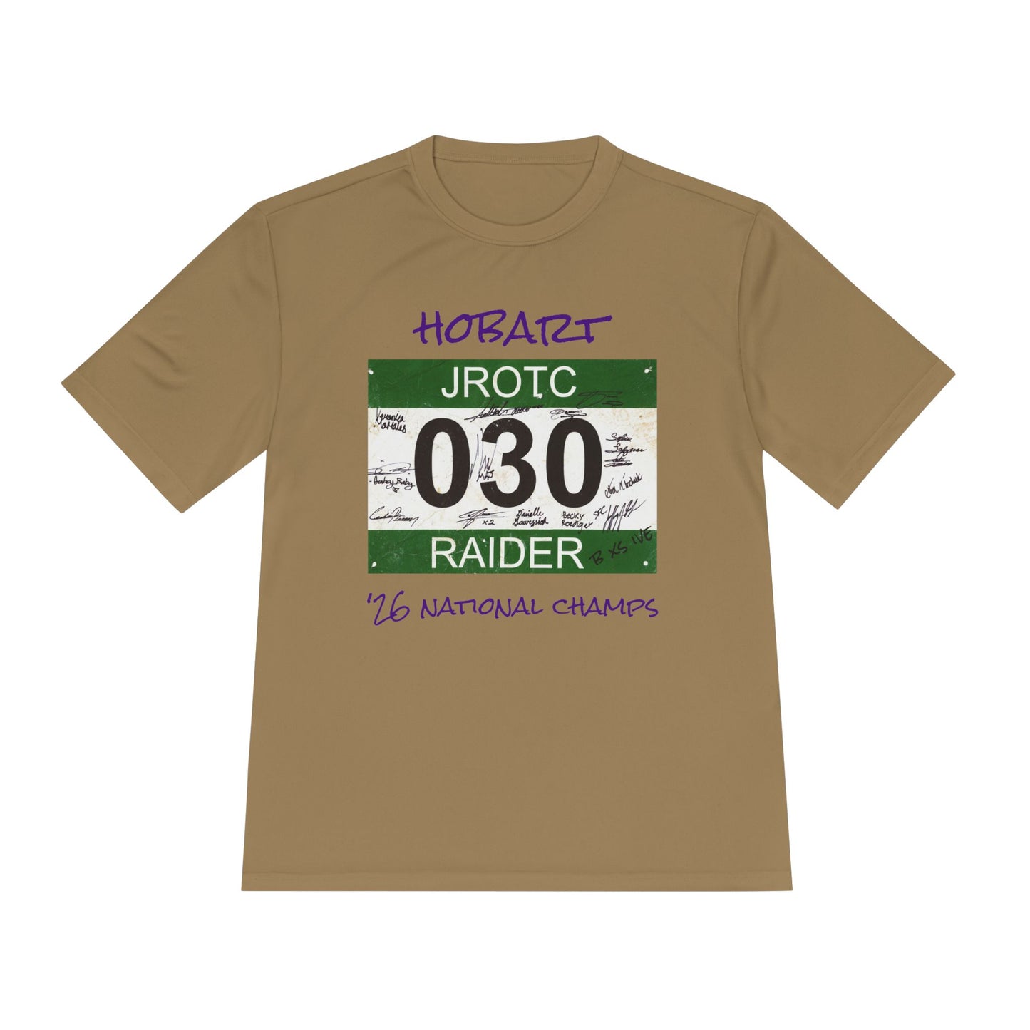 JROTC Raider 030 Race Plate Performance Tee