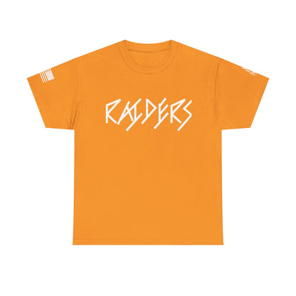 FLAG 13 Colors: Unisex Heavy Cotton Tee - Raiders Graphic Shirt for Fans