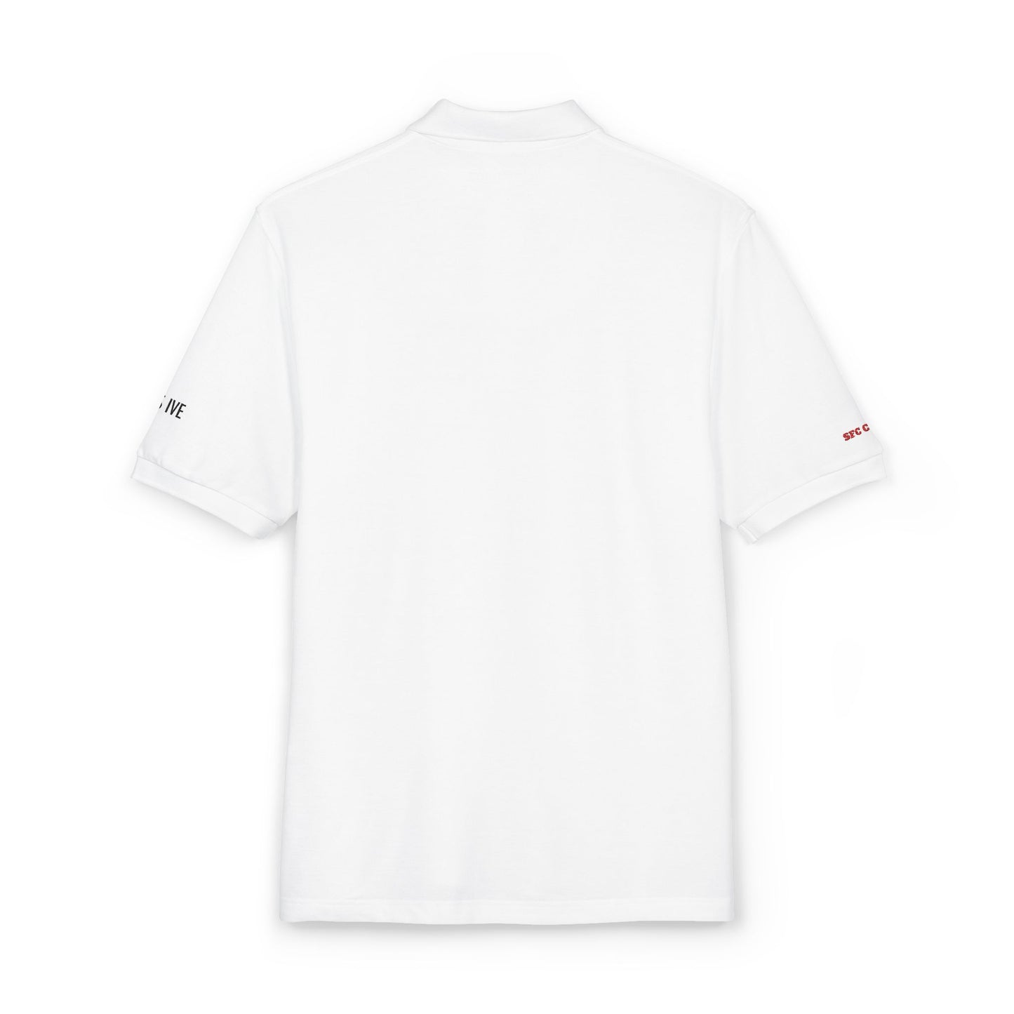Embroidered 'Team Alpha' Logo Polo Shirt