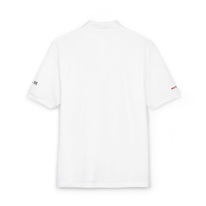 Embroidered 'Team Alpha' Logo Polo Shirt