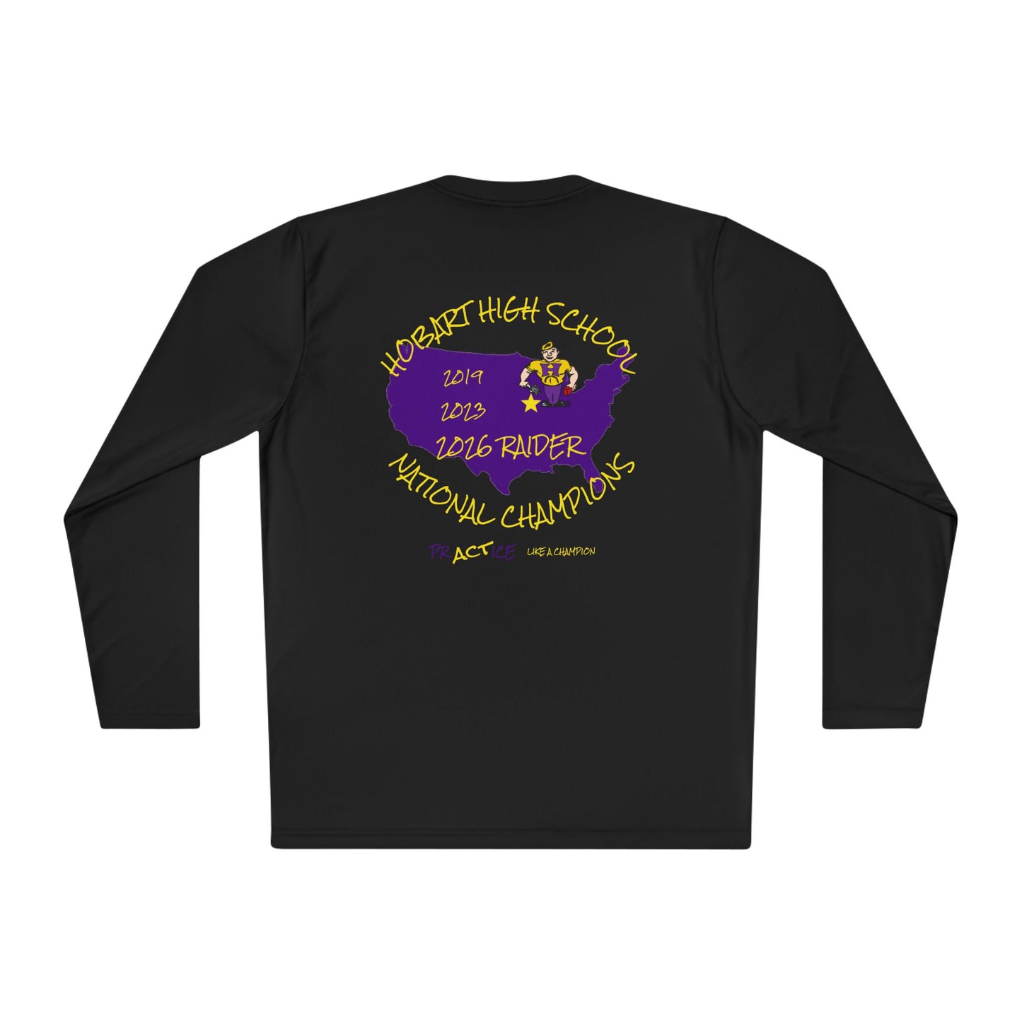 Hobart High School Raiders Long Sleeve Tee — School Spirit Shirt