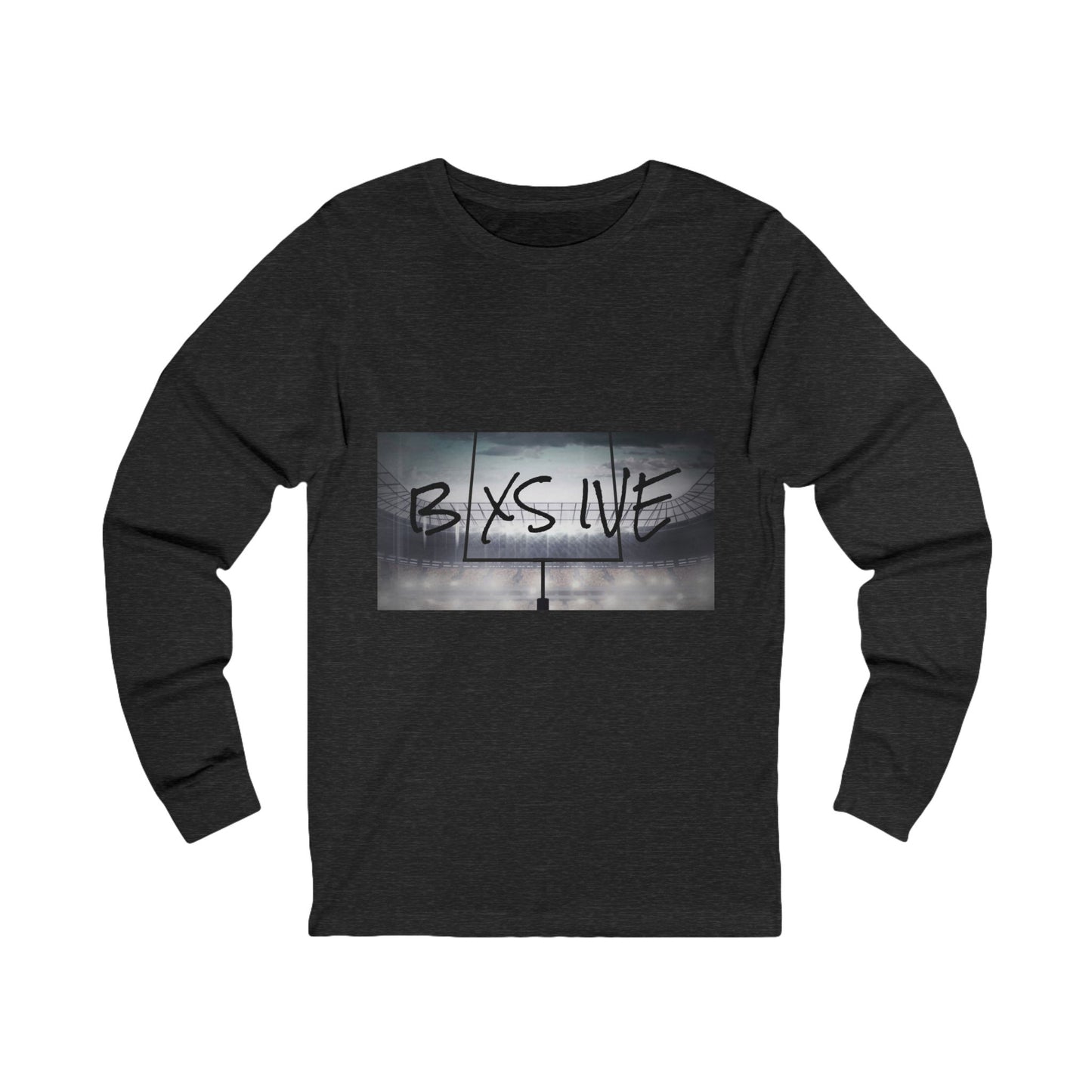 Unisex Long Sleeve Tee - BXS LIVE Graphic Tee for Casual Style