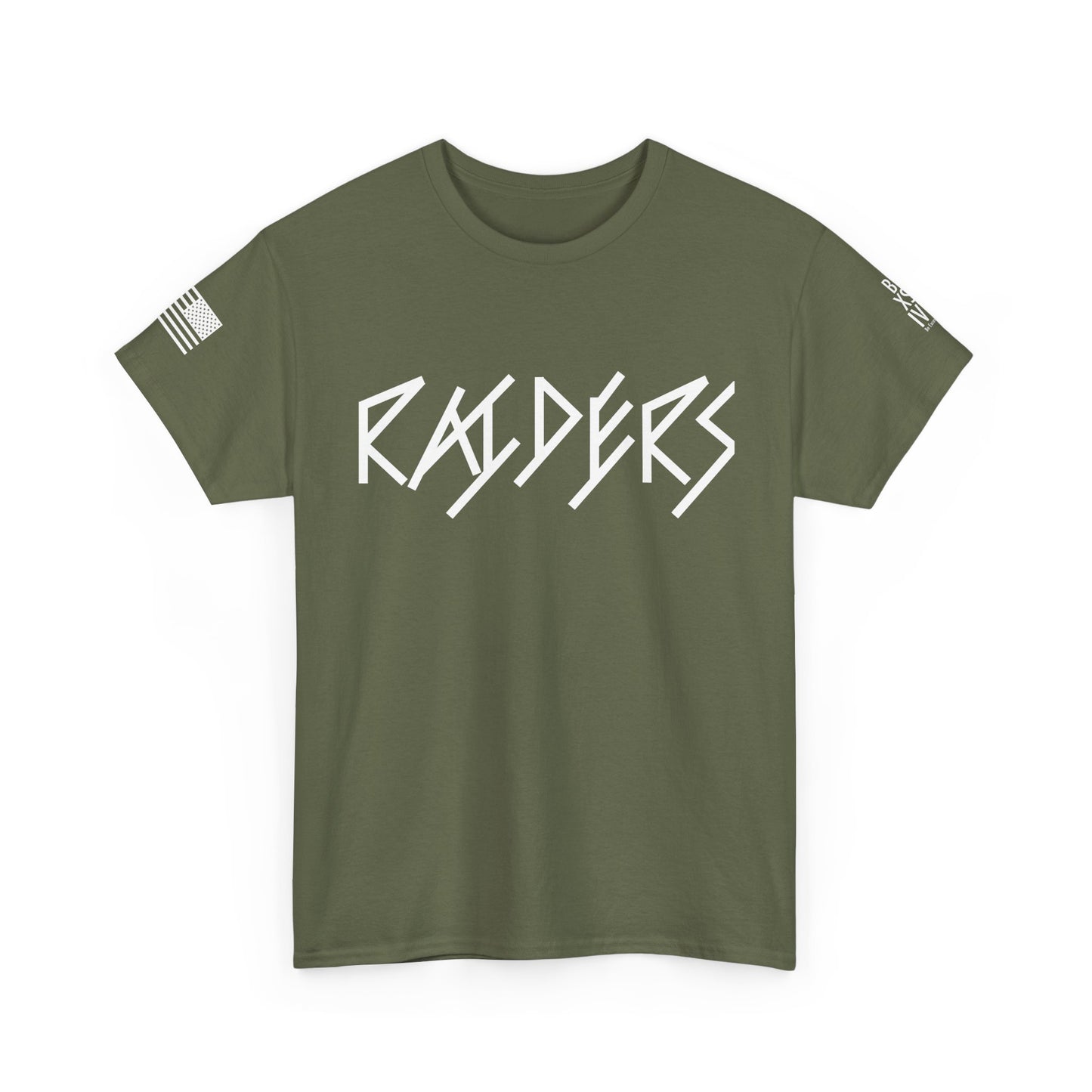 FLAG 13 Colors: Unisex Heavy Cotton Tee - Raiders Graphic Shirt for Fans