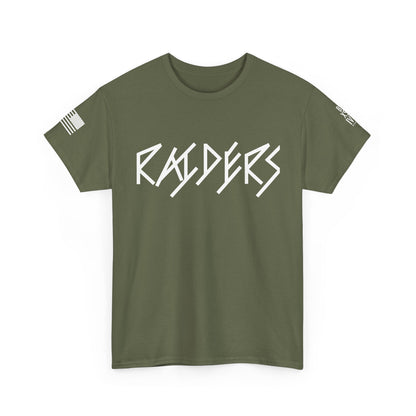 FLAG 13 Colors: Unisex Heavy Cotton Tee - Raiders Graphic Shirt for Fans