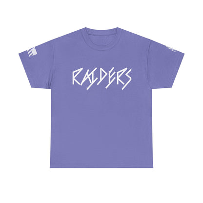FLAG 13 Colors: Unisex Heavy Cotton Tee - Raiders Graphic Shirt for Fans