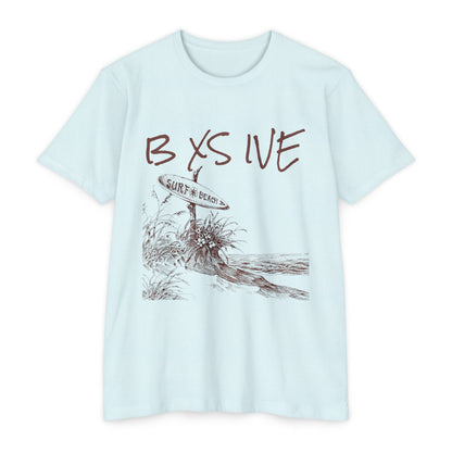 Beach Vibes Unisex T-Shirt with Surf Graphic