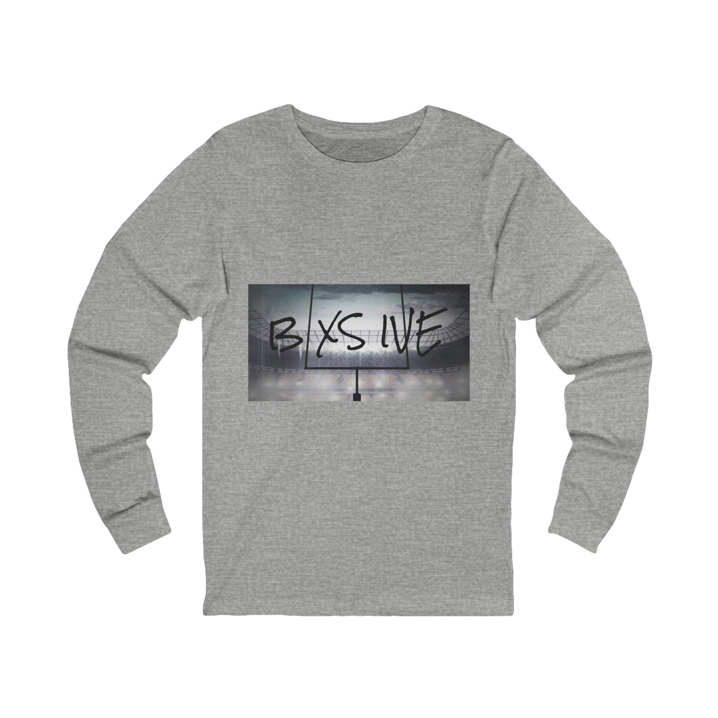 Unisex Long Sleeve Tee - BXS LIVE Graphic Tee for Casual Style