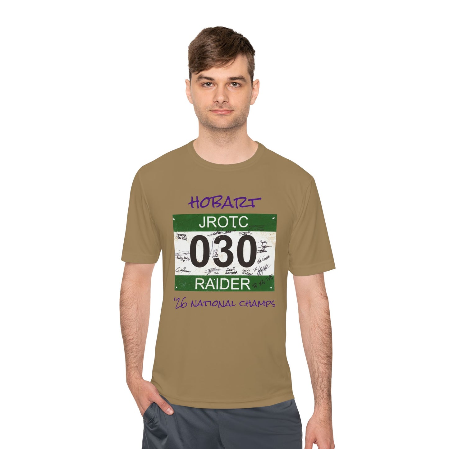 JROTC Raider 030 Race Plate Performance Tee
